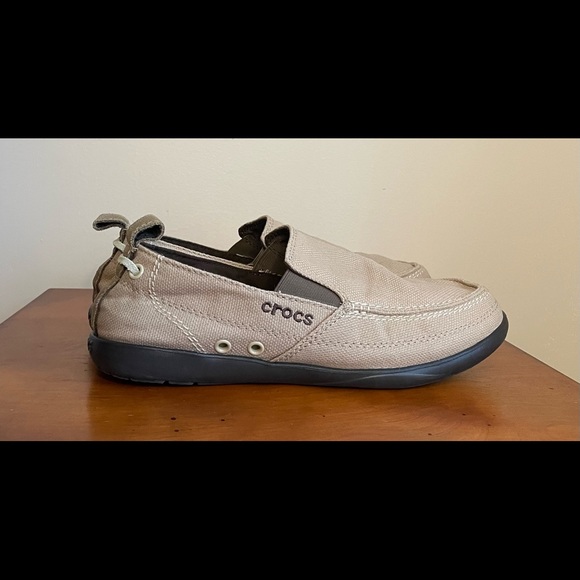 CROCS | Shoes | Crocs Canvas Shoes Size 
